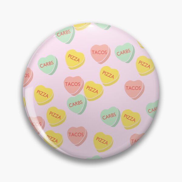 Item preview, Funny Candy Hearts Pattern on Pink Background designed and sold by kapotka.
