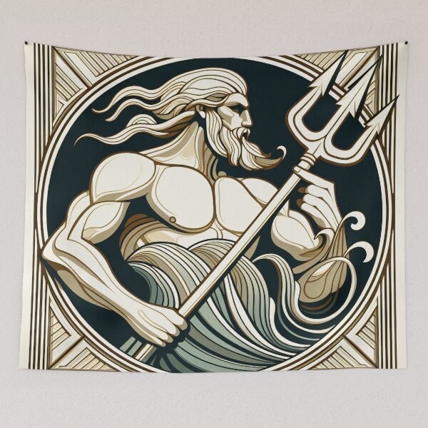 Item preview, The Gods of the Sea - Poseidon & Pontus designed and sold by ClassicRetroism.