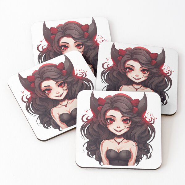 Item preview, Smiling chibi succubus designed and sold by GoodThings66.