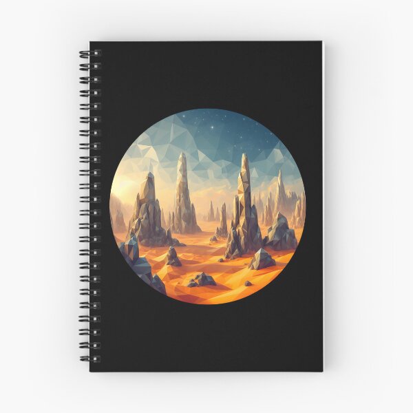 Item preview, Low Poly Rocky Desert designed and sold by SebastianArt75.