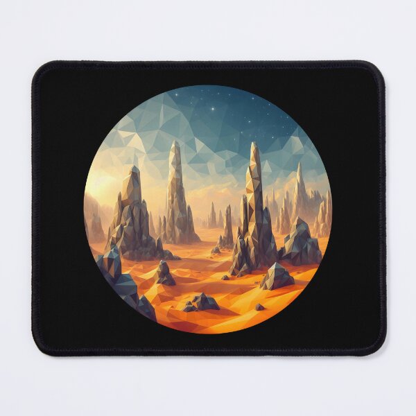 Item preview, Low Poly Rocky Desert designed and sold by SebastianArt75.