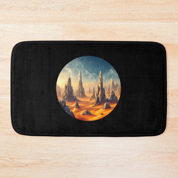 Item preview, Low Poly Rocky Desert designed and sold by SebastianArt75.