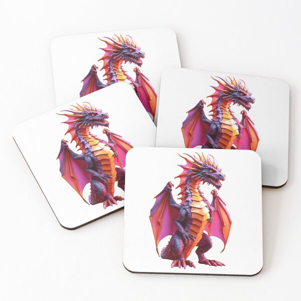 Item preview, orange-pink Dragon designed and sold by ProfArtStudio.