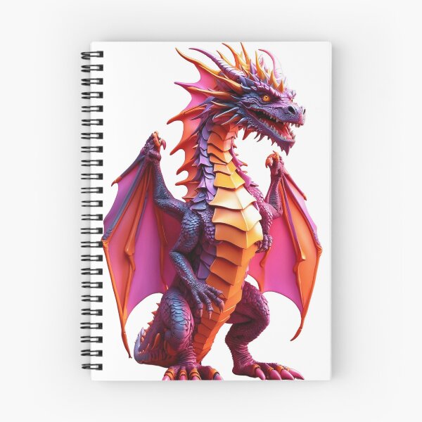 Item preview, orange-pink Dragon designed and sold by ProfArtStudio.
