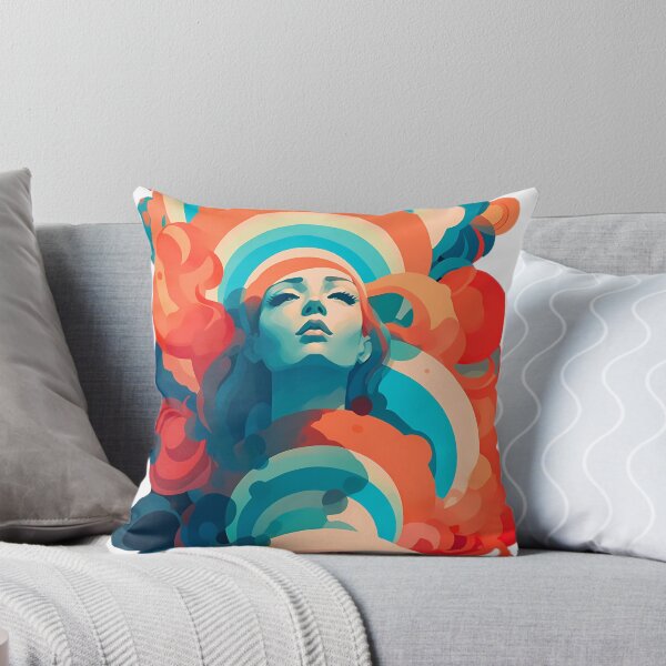 Item preview, Vibrant Colorful Artistic Modern Abstract Stylized Expressive Surreal designed and sold by 7FloydStore.