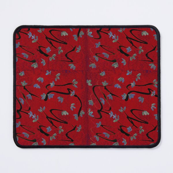 Item preview, White Blossoms Solerized Cherry Red By Amanda designed and sold by LavishWithLove.