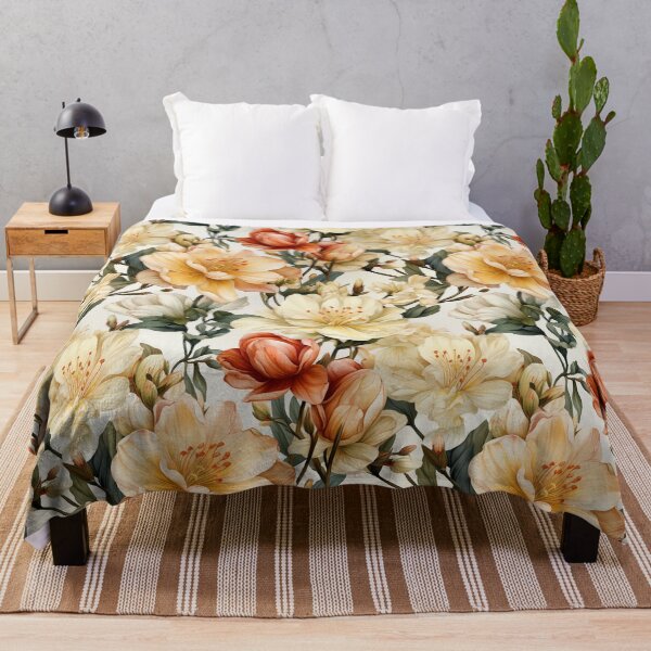 Item preview, Vintage Freesia Floral: Nostalgic Elegance in Every Petal designed and sold by PigmeArt.