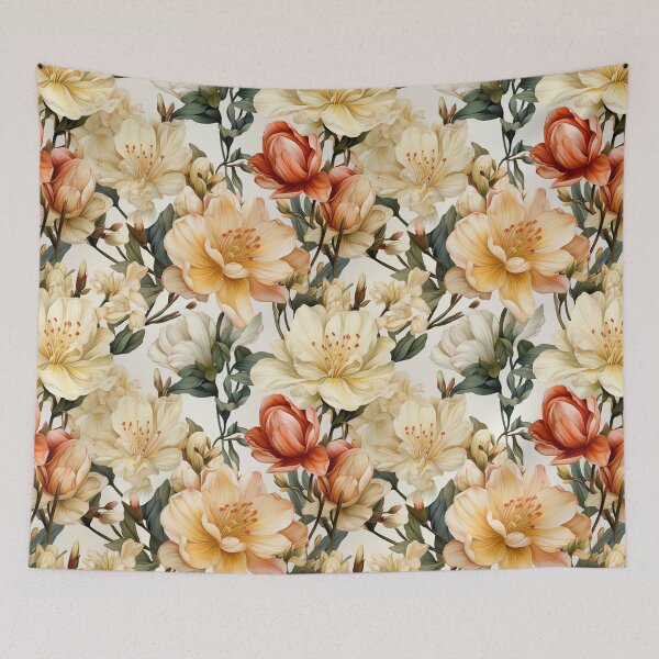 Item preview, Vintage Freesia Floral: Nostalgic Elegance in Every Petal designed and sold by PigmeArt.