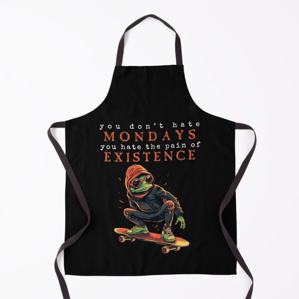 Item preview, Frog On A Skateboard 'hate Mondays' designed and sold by CosyTeal.