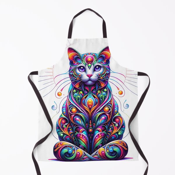 Item preview, Psychedelic Feline Fantasy designed and sold by Vitalka-uk.