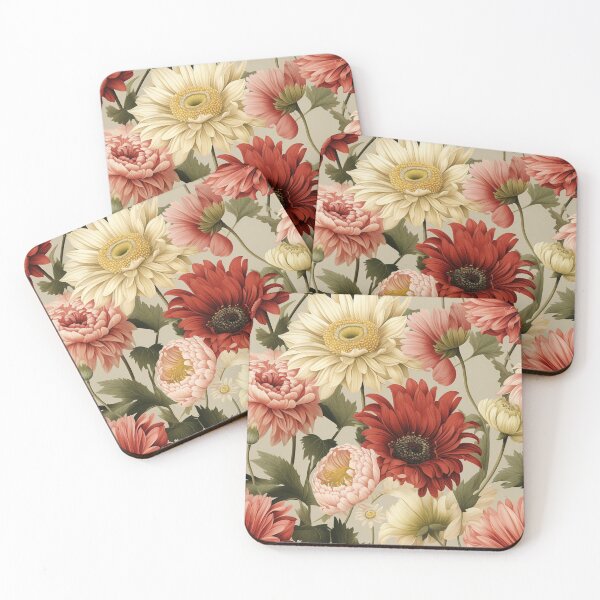 Item preview, Vintage Gerbera Floral designed and sold by PigmeArt.