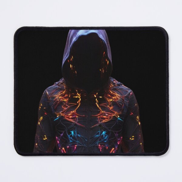 Item preview, Mysterious Digital Human with Hoodie designed and sold by sahbender.