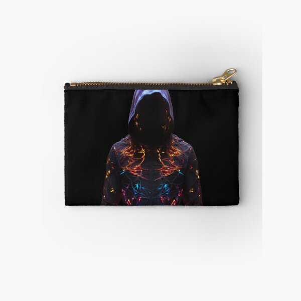 Item preview, Mysterious Digital Human with Hoodie designed and sold by sahbender.