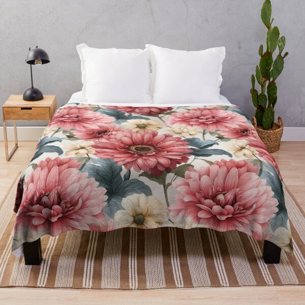 Item preview, Vintage Gerbera Floral: Timeless Beauty in Every Bloom designed and sold by PigmeArt.
