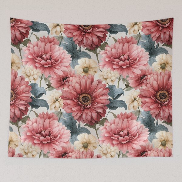 Item preview, Vintage Gerbera Floral: Timeless Beauty in Every Bloom designed and sold by PigmeArt.