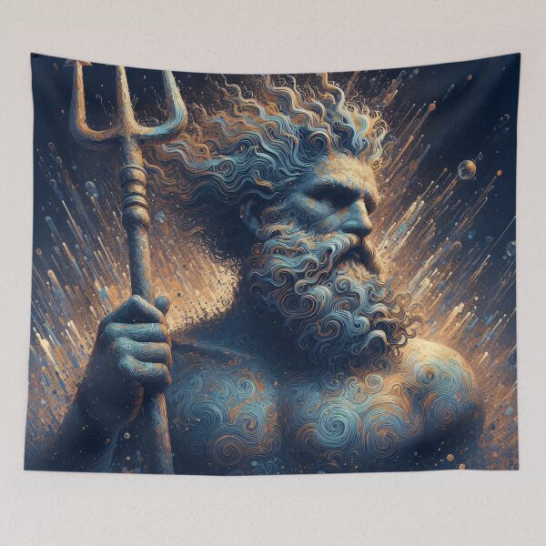 Item preview, The Gods of the Sea - Poseidon & Pontus designed and sold by ClassicRetroism.