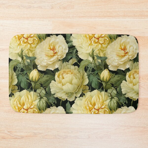Item preview, Vintage Yellow Carnation Floral designed and sold by PigmeArt.