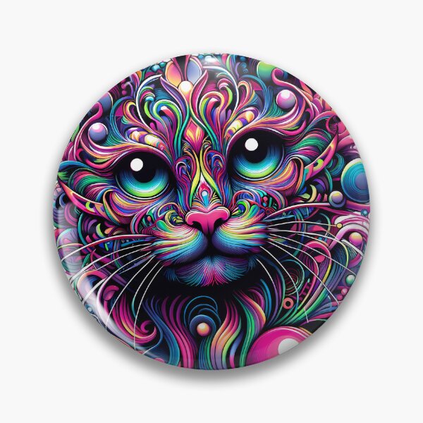 Artikelvorschau, Psychedelische Katzenfantasie entworfen und verkauft von Vitalka-uk.