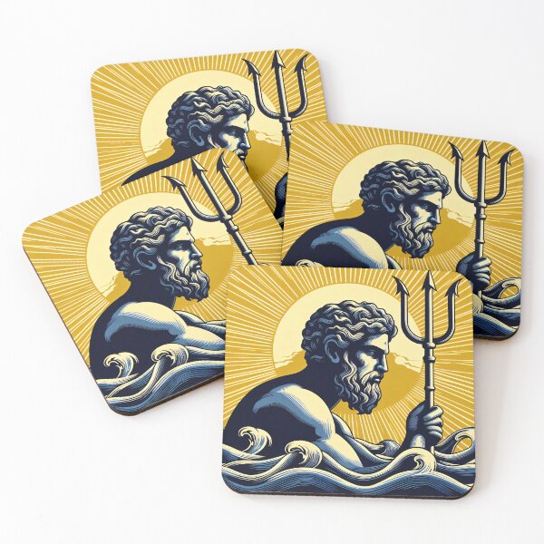 Item preview, The Gods of the Sea - Poseidon & Pontus designed and sold by ClassicRetroism.