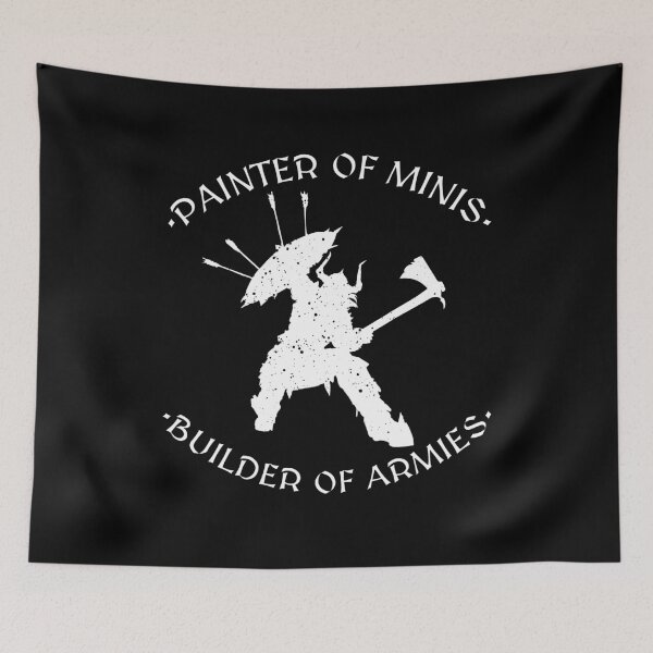 Item preview, Painter Of Minis Builder Of Armies designed and sold by MooonTees.