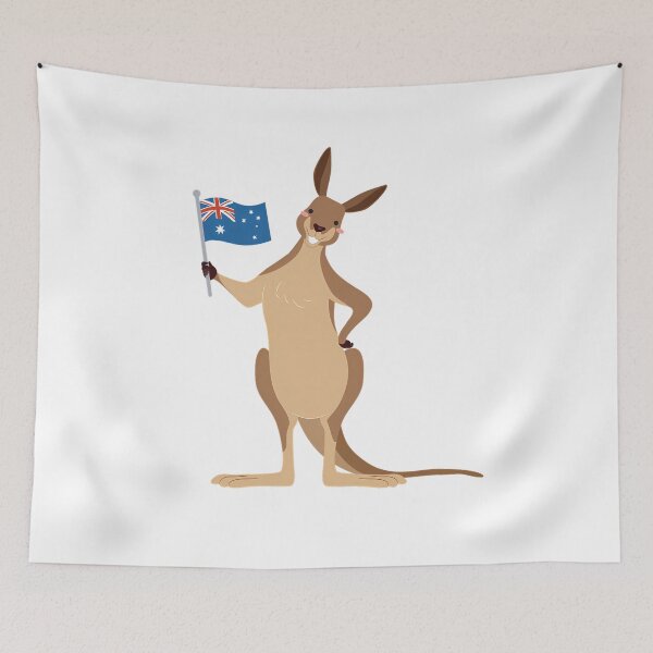 Item preview, Australia & Cute Kangaroo designed and sold by KPArtzaaany.