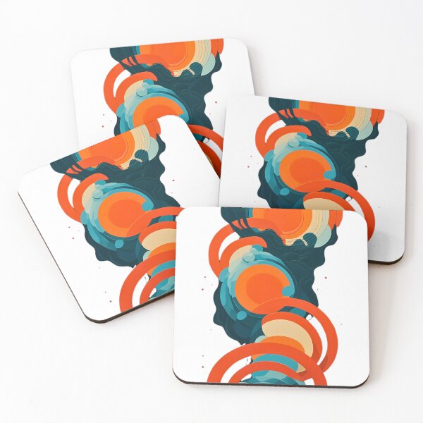 Item preview, Vibrant Colorful Artistic Modern Abstract Stylized Expressive Surreal designed and sold by 7FloydStore.
