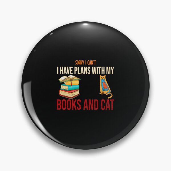 Item preview, Sorry I can't I have plan with my books and cat designed and sold by marfanna.