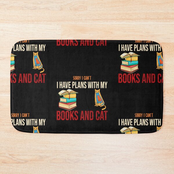 Item preview, Sorry I can't I have plan with my books and cat designed and sold by marfanna.