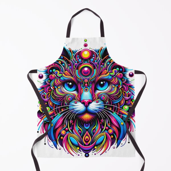 Item preview, Psychedelic Feline Fantasy designed and sold by Vitalka-uk.