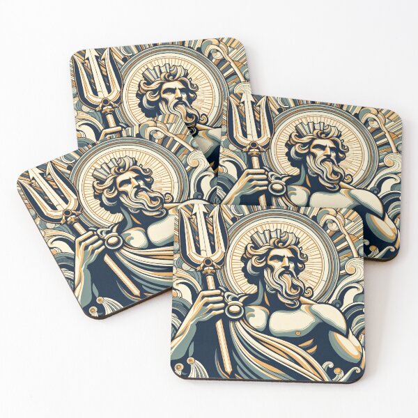 Item preview, The Gods of the Sea - Poseidon & Pontus designed and sold by ClassicRetroism.