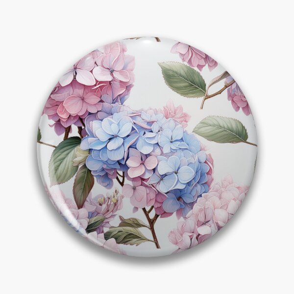 Item preview, Vintage Hydrangea, Sweet Floral  designed and sold by PigmeArt.