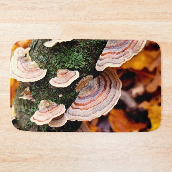 Item preview, Colorful Turkey Tail Mushrooms designed and sold by bjtomiko.