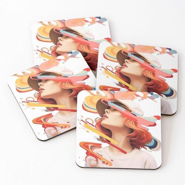 Item preview, Vibrant Colorful Artistic Modern Abstract Stylized Expressive Surreal designed and sold by 7FloydStore.