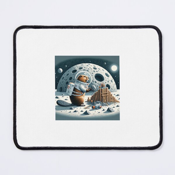 Item preview, Moonwalking Beaver Builder designed and sold by Mugs and Shirts.