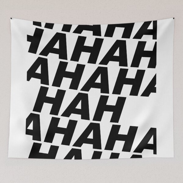 Item preview, AHAHA! Black Text  designed and sold by RR-Arts.
