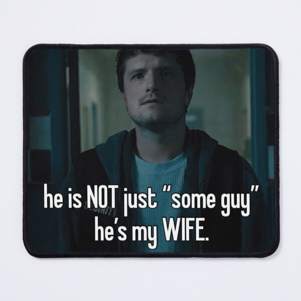 Item preview, Josh Hutcherson Mike Schmidt “he’s not just some guy he’s my wife” whisper meme designed and sold by RainbowTotoro.