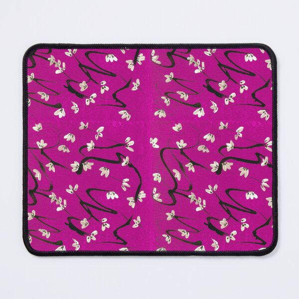 Item preview, White Blossoms Magenta By Amanda designed and sold by LavishWithLove.