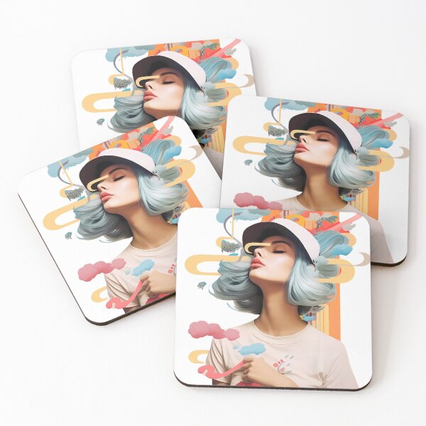 Item preview, Vibrant Colorful Artistic Modern Abstract Stylized Expressive Surreal designed and sold by 7FloydStore.