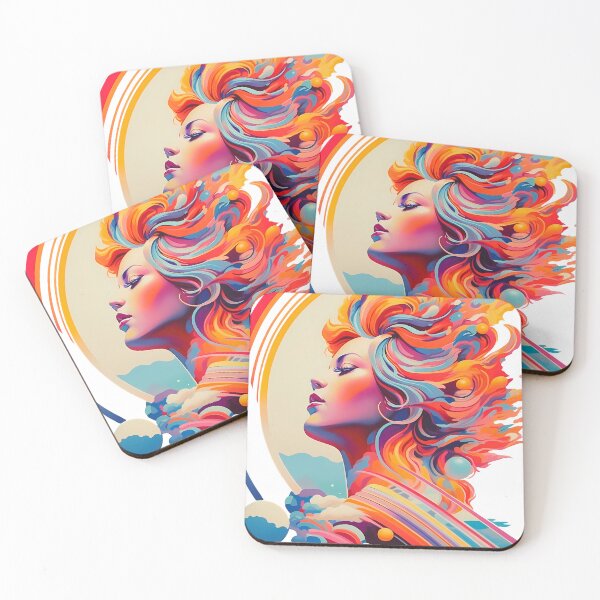 Item preview, Vibrant Colorful Artistic Modern Abstract Stylized Expressive Surreal designed and sold by 7FloydStore.