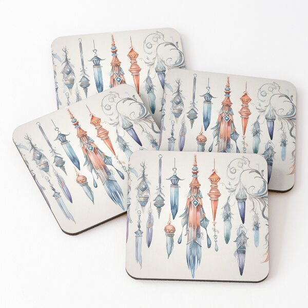 Item preview, Boho Icicle design elements, watercolor  designed and sold by Jayjaynaenae.