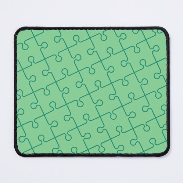 Item preview, Green jigsaw background pattern designed and sold by PatternPwr.