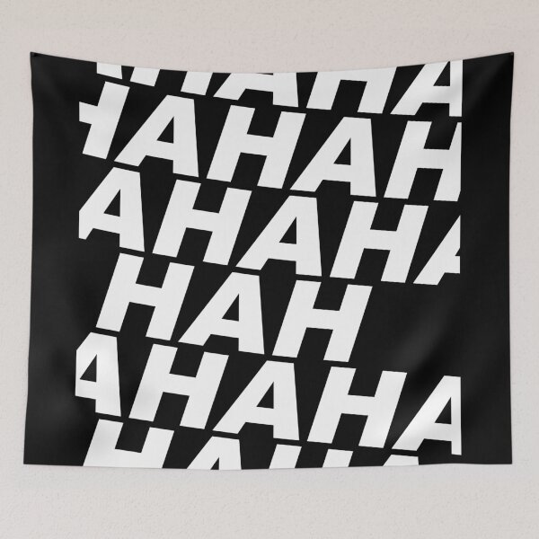 Item preview, AHAHA! White Text designed and sold by RR-Arts.