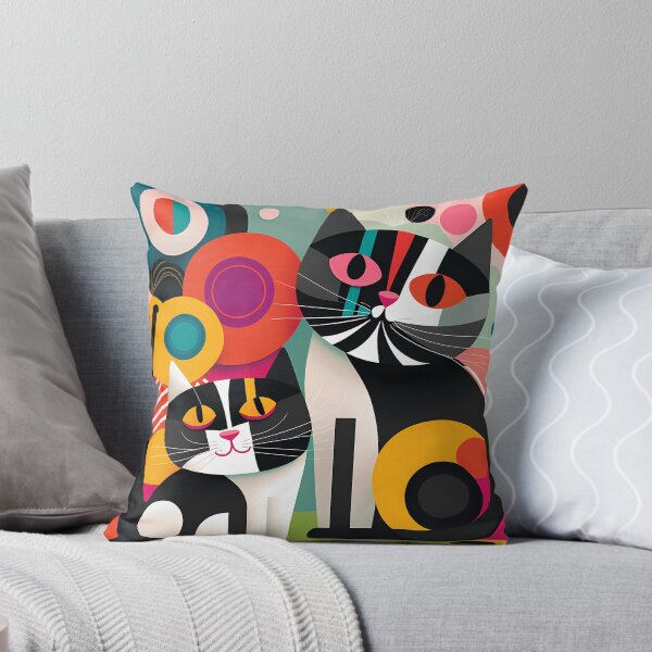 Aperçu de l'œuvre Chat mignon maman et chatons créée et vendue par NatureStyle555.
