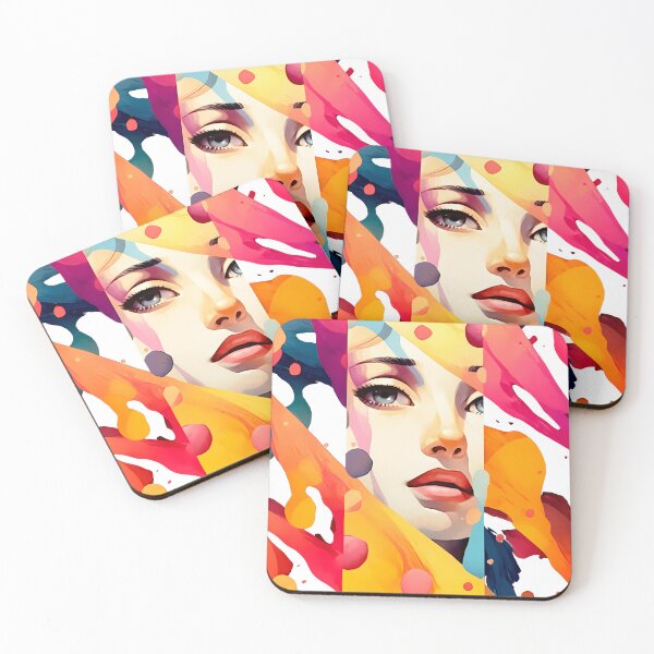 Item preview, Vibrant Colorful Artistic Modern Abstract Stylized Expressive Surreal designed and sold by 7FloydStore.