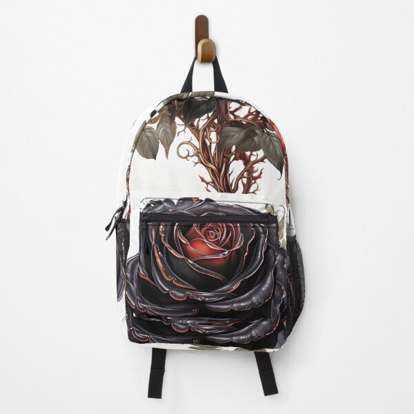 Item preview, Ornate single black rose with color accents designed and sold by dcrc.
