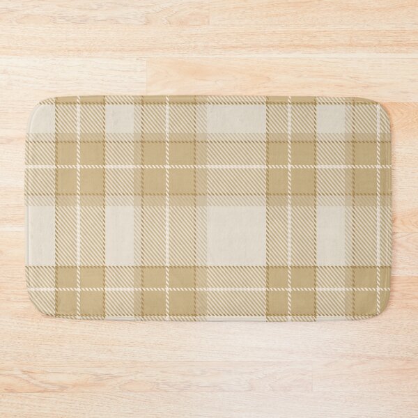 Item preview, Beige, Brown and Off-white Plaid - Geometric Print designed and sold by RSDigitalPrintDesign.