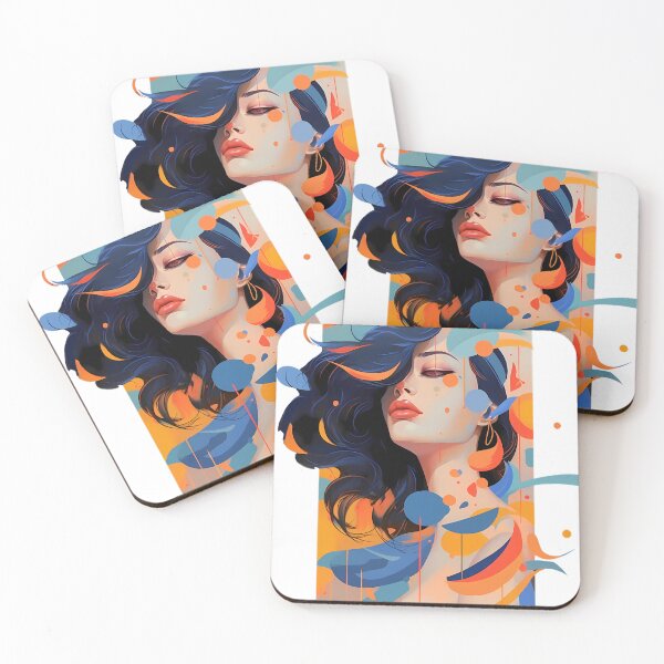 Item preview, Vibrant Colorful Artistic Modern Abstract Stylized Expressive Surreal designed and sold by 7FloydStore.