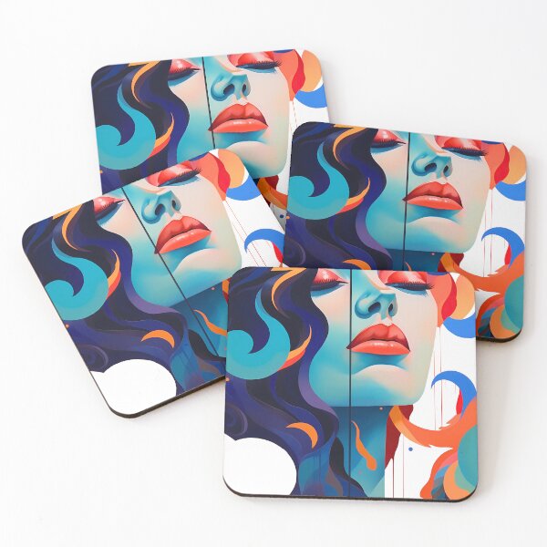 Item preview, Vibrant Colorful Artistic Modern Abstract Stylized Expressive Surreal designed and sold by 7FloydStore.