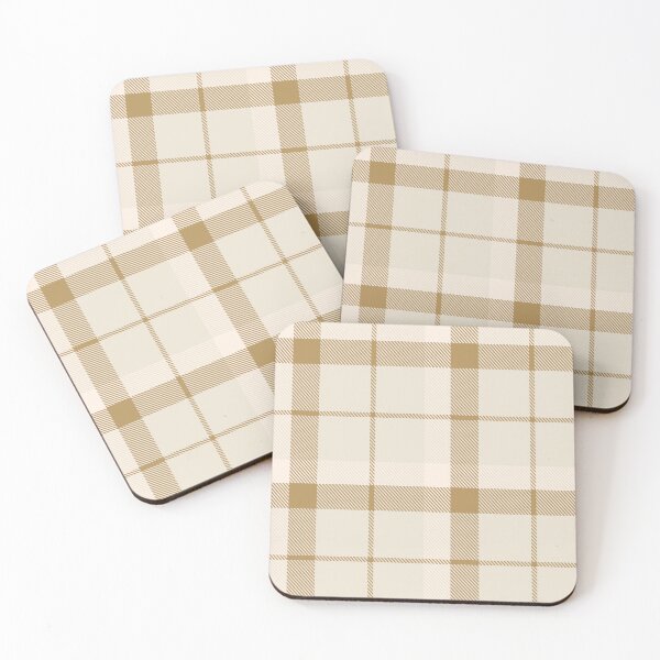 Item preview, Cuadros beige, marrón y blanquecino - Estampado geométrico designed and sold by RSDigitalPrintDesign.