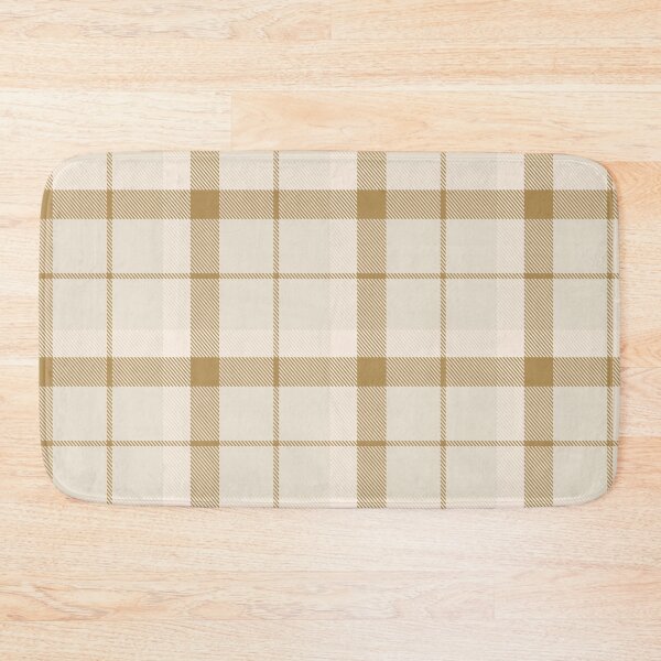 Item preview, Beige, Brown and Off-white Plaid - Geometric Print designed and sold by RSDigitalPrintDesign.